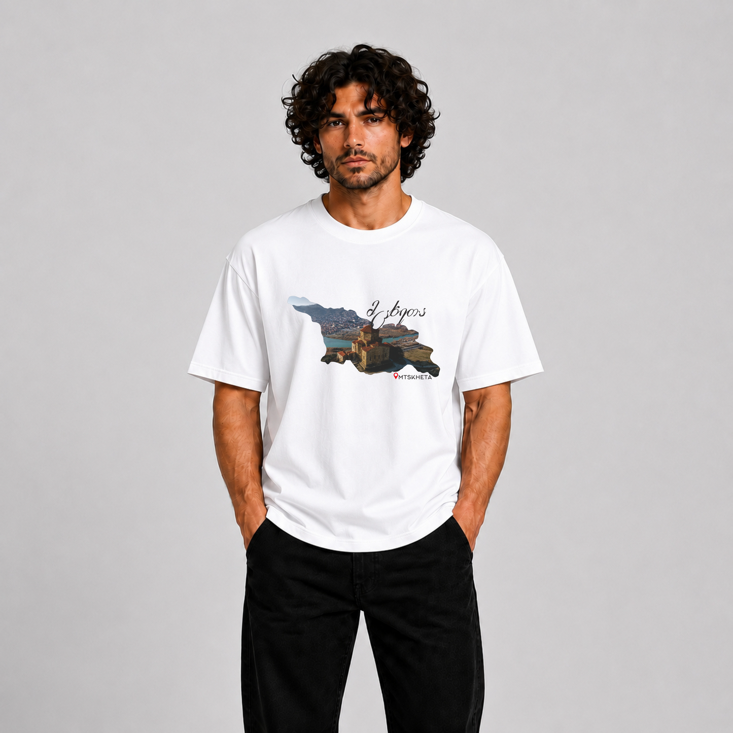 Mtskheta Georgia Premium Graphic T-Shirt – Heritage Landmark Edition