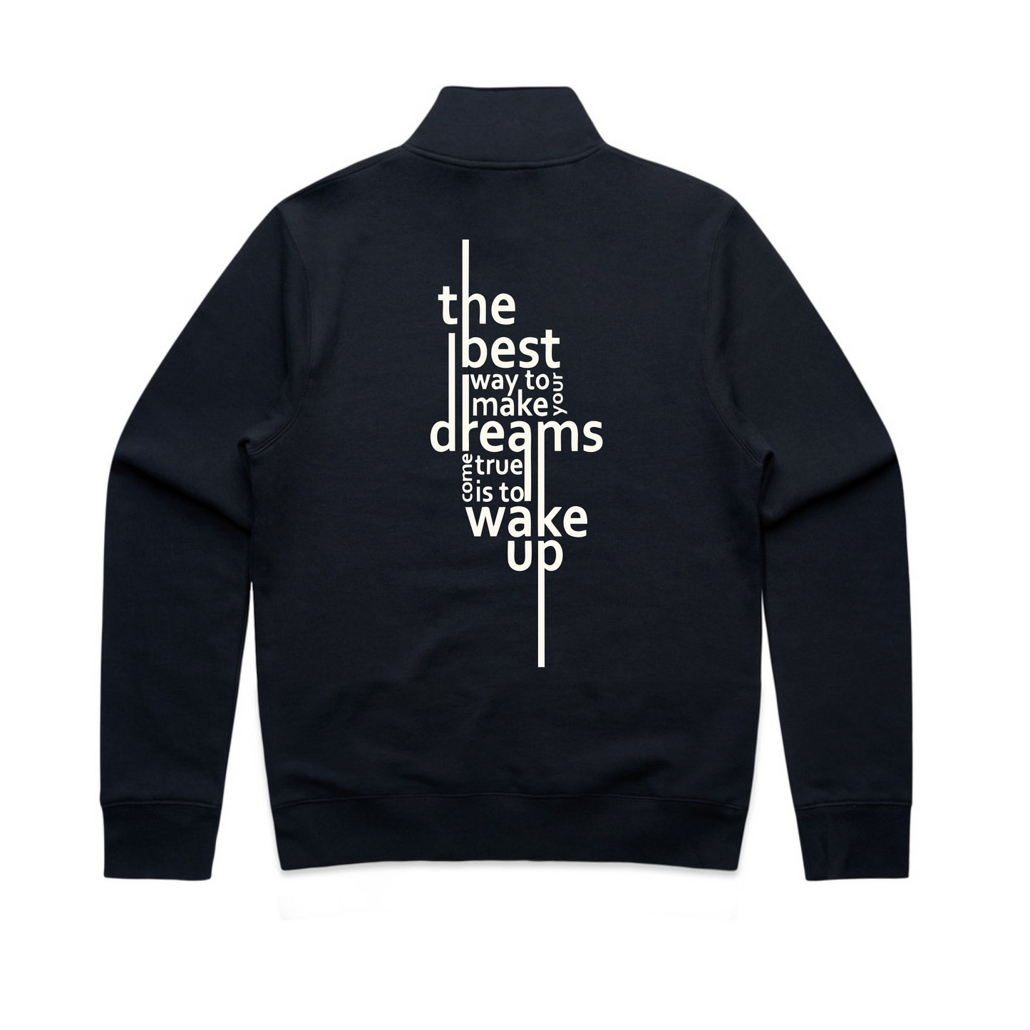 Half zip crew