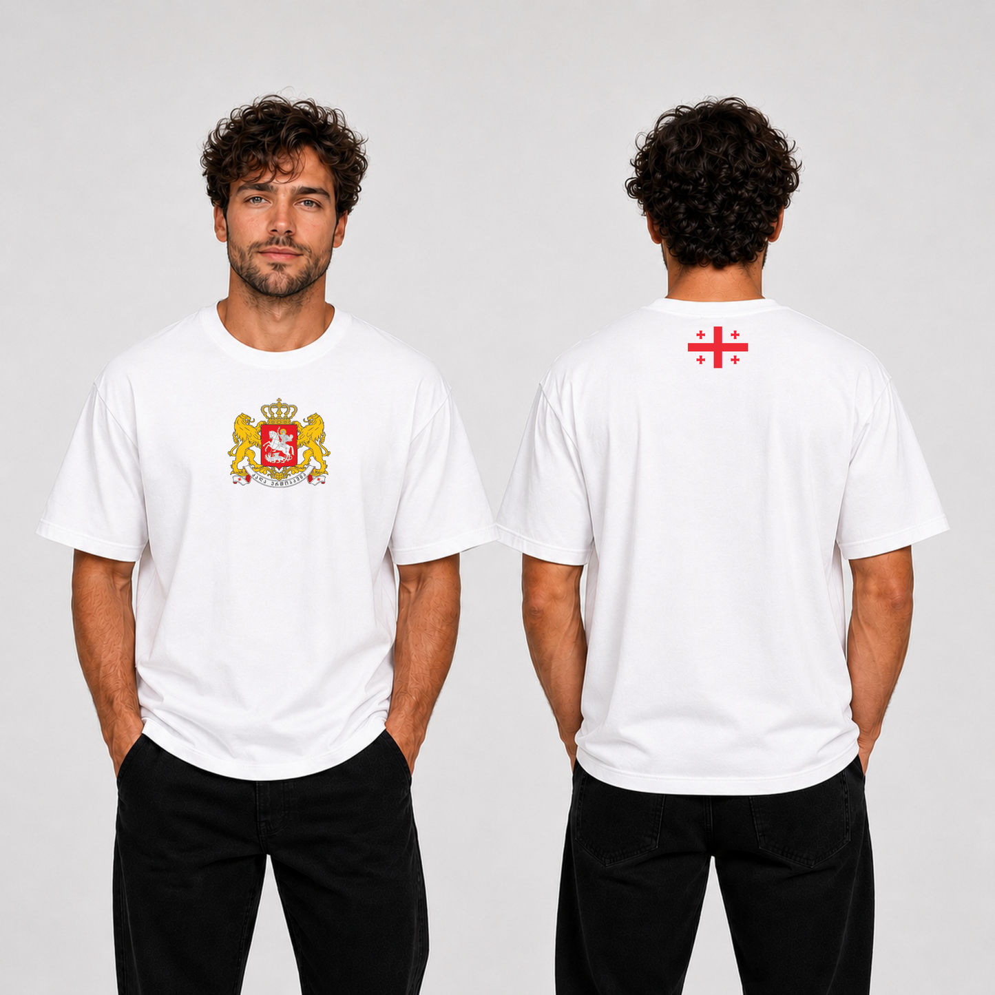 Georgian Coat of Arms T-Shirt | Georgia Crest Tee