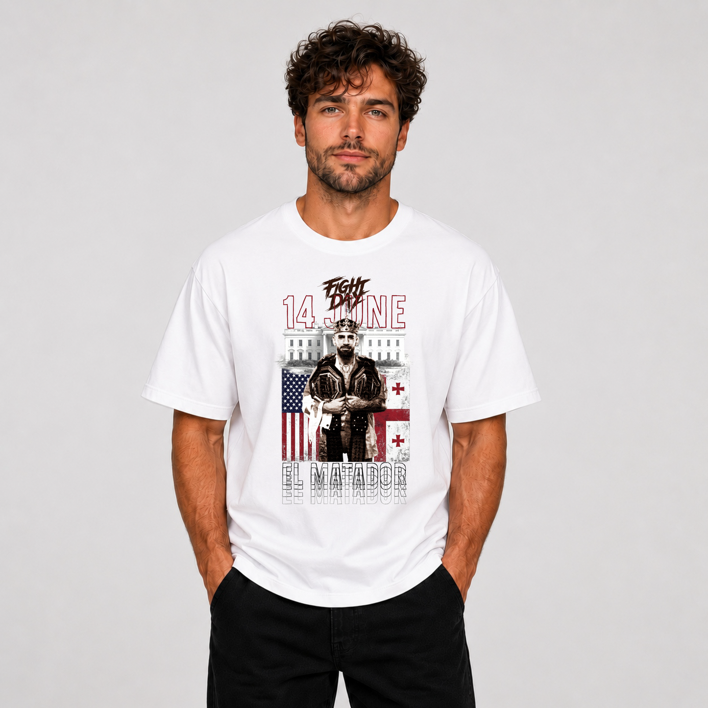 Ilia Topuria "El Matador" T-Shirt – Fight Night Edition