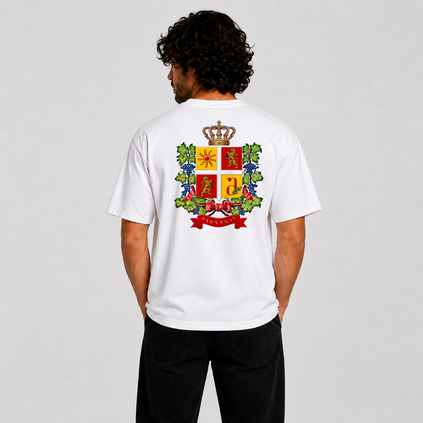 Shengelia Family Crest T-Shirt | Georgian Family Coat of Arms | Premium Heritage Shirt