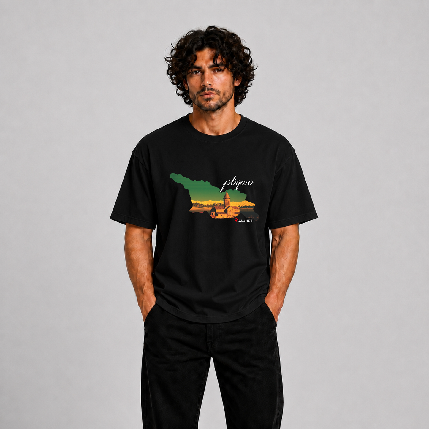 Kakheti Georgia Premium Graphic T-Shirt – Wine & Heritage Edition
