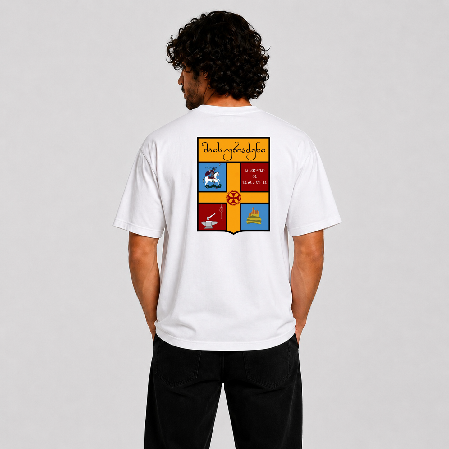 Maisuradze Family Crest T-Shirt | Georgian Family Coat of Arms | Premium Heritage Shirt