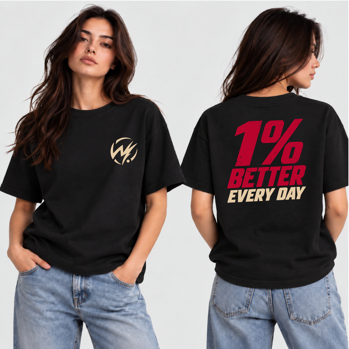 1% Better Every Day Graphic T-Shirt