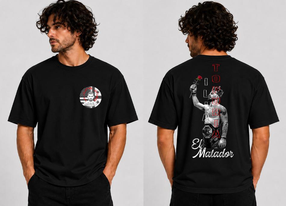 Ilia Topuria "El Matador Legacy" Oversized T-Shirt