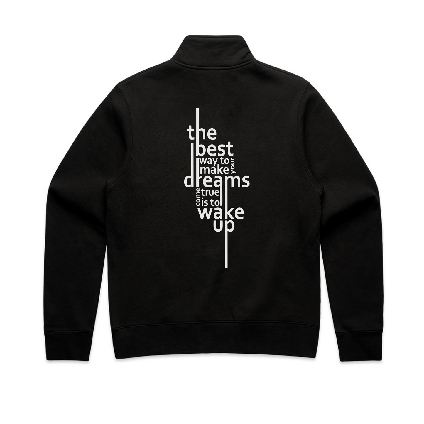 Half zip crew