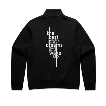 Half zip crew