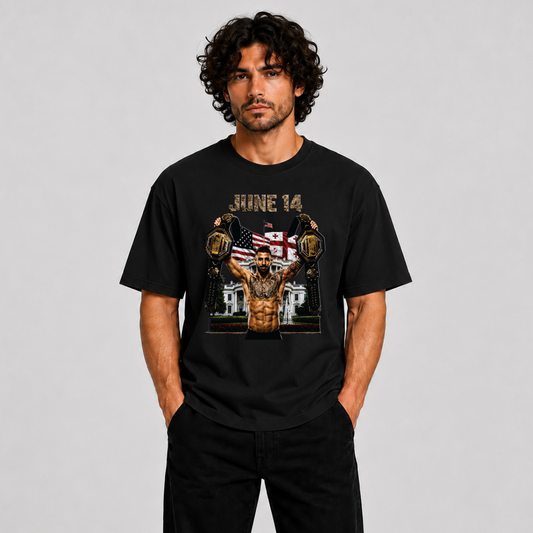 Ilia Topuria "El Matador" T-Shirt – White Edition