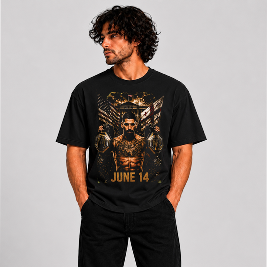 Ilia Topuria "June 14" T-Shirt – El Matador Editions