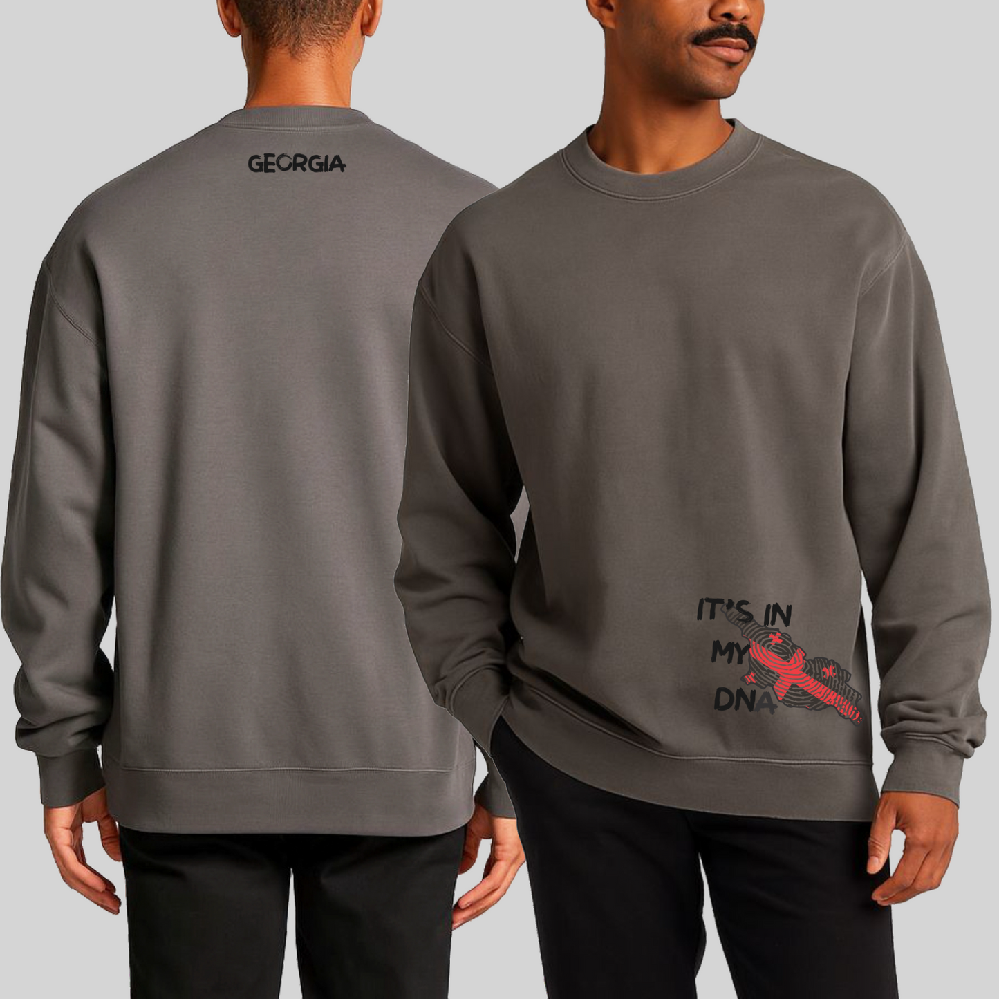 Faded Gray Crew