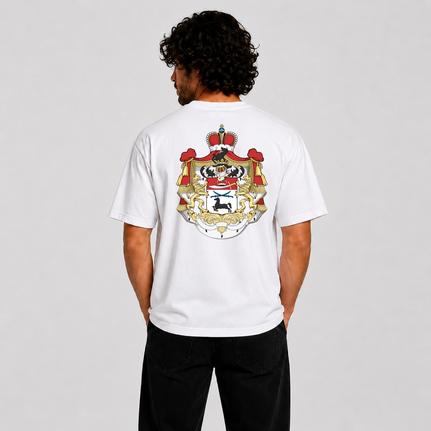 Abashidze Family Crest T-Shirt | Georgian Noble Coat of Arms | Premium Heritage Shir