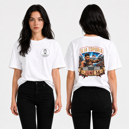 Girl T shirt Block 2 Topuria MMA White House
