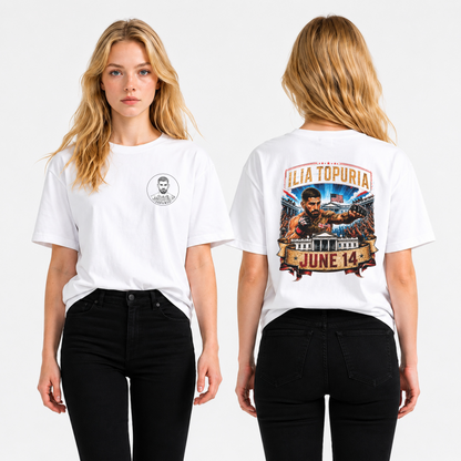 Girl T shirt Block Topuria MMA White House