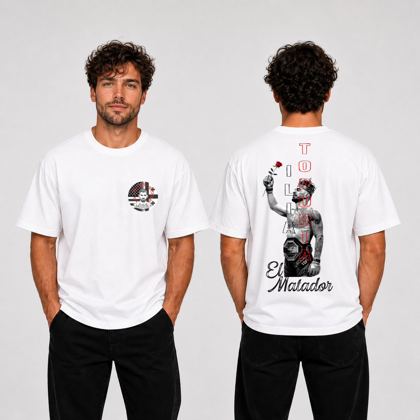 Ilia Topuria "El Matador Legacy" T-Shirt white