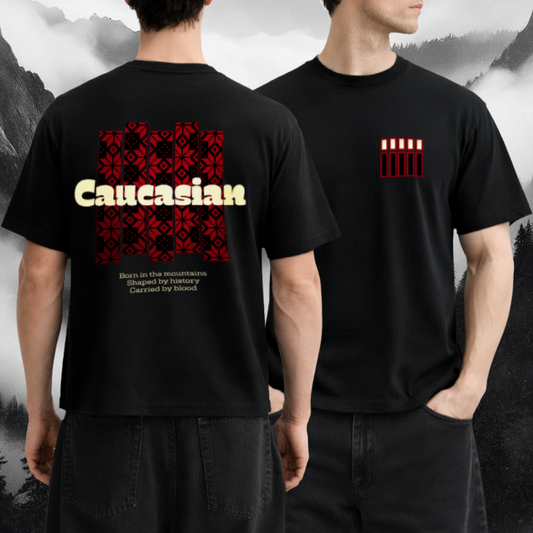 Caucasian Heritage T-Shirt Classic – Mountain Spirit Streetwear Tee