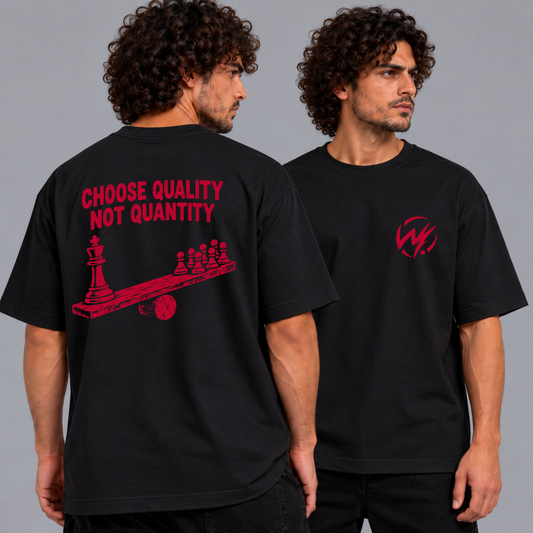 Choose Quality Not Quantity Graphic T-Shirt