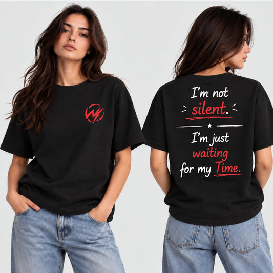 I’m Not Silent Black Graphic T-Shirt