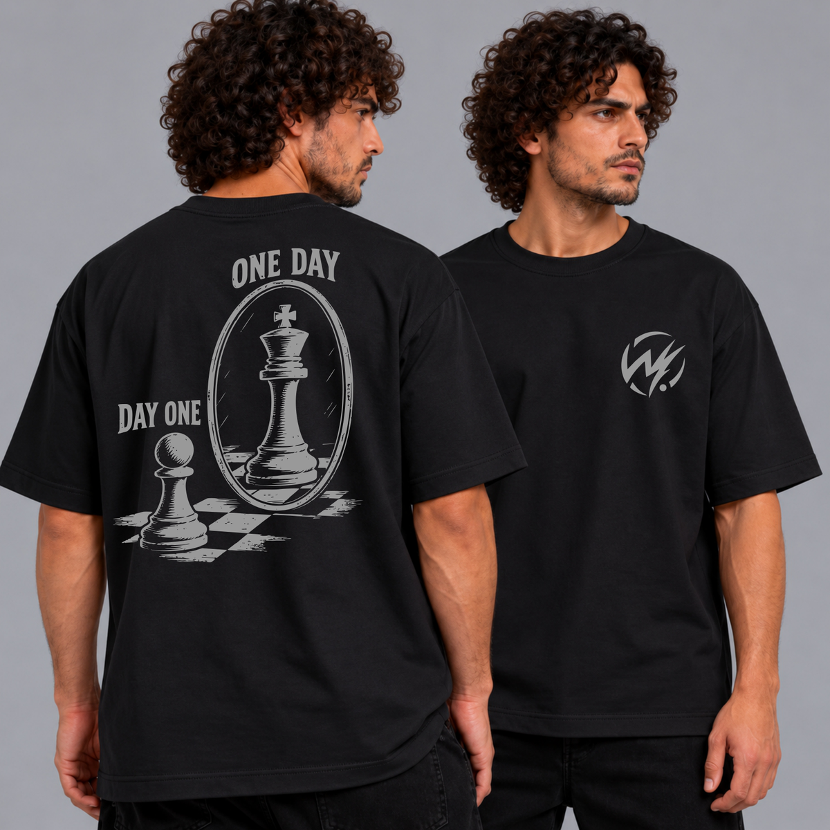 One Day or Day One Chess Graphic T-Shirt