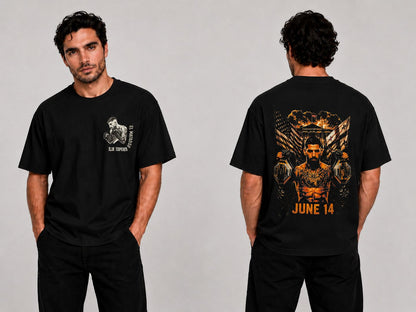 Ilia Topuria "June 14" Oversized T-Shirt – El Matador Edition